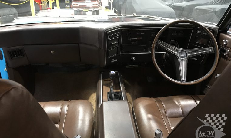 Ford Falcon XB GT Aqua Blue Interior | Muscle Car Warehouse