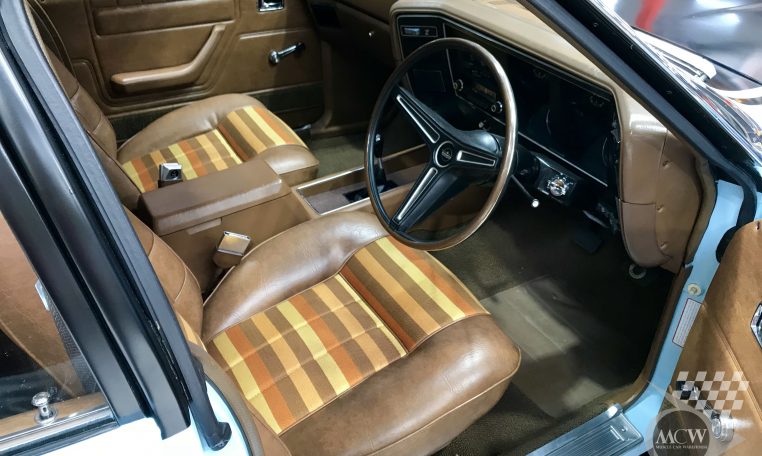 Ford Falcon XA GT RPO Sedan Skyview Blue Interior | Muscle Car Warehouse