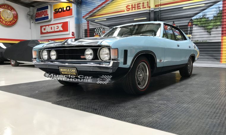 Ford Falcon XA GT RPO Sedan Skyview Blue | Muscle Car Warehouse