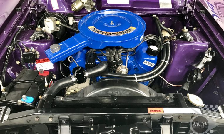 Ford Falcon XA GT Sedan Wild Violet Engine | Muscle Car Warehouse
