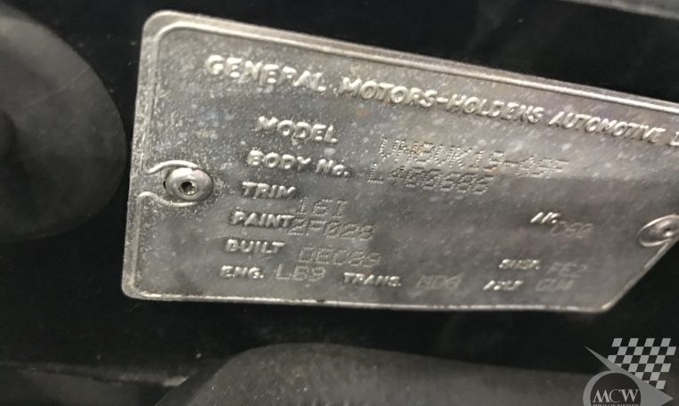 Holden Commodore VN Group A Replica Serial Number | Muscle Car Warehouse