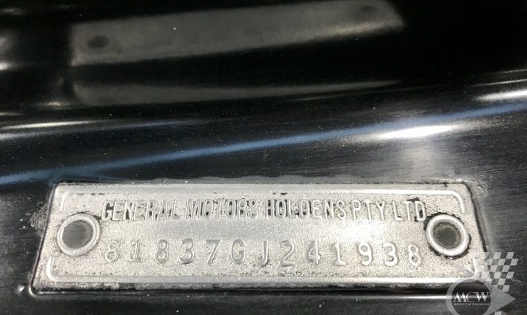 1970 Holden HG Monaro GTS Coupe 350 Serial Number | Muscle Car Warehouse