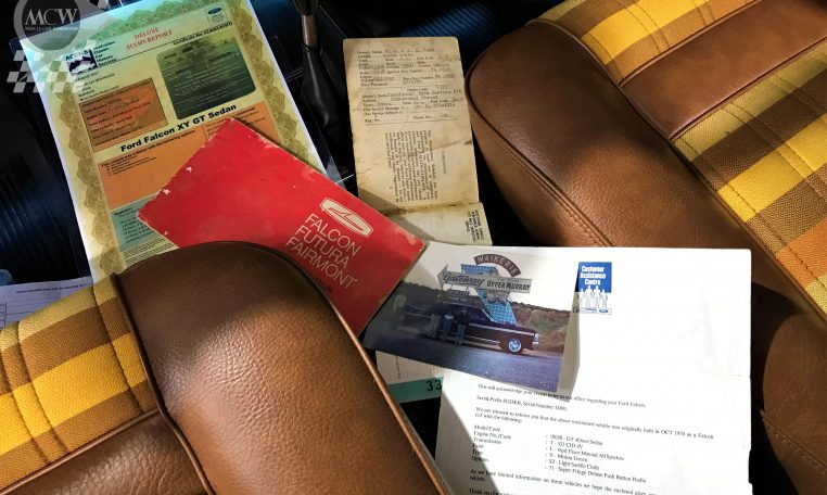 Ford Falcon XY GT Monza Green Documents | Muscle Car Warehouse