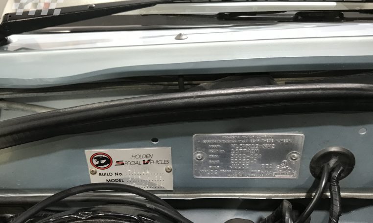 1988 VL SS Group A Walkinshaw Commodore Serial Number | Muscle Car Warehouse