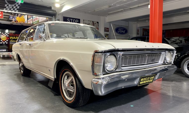 Ford Fairmont Wagon Polar White | Muscle Car Warehouse