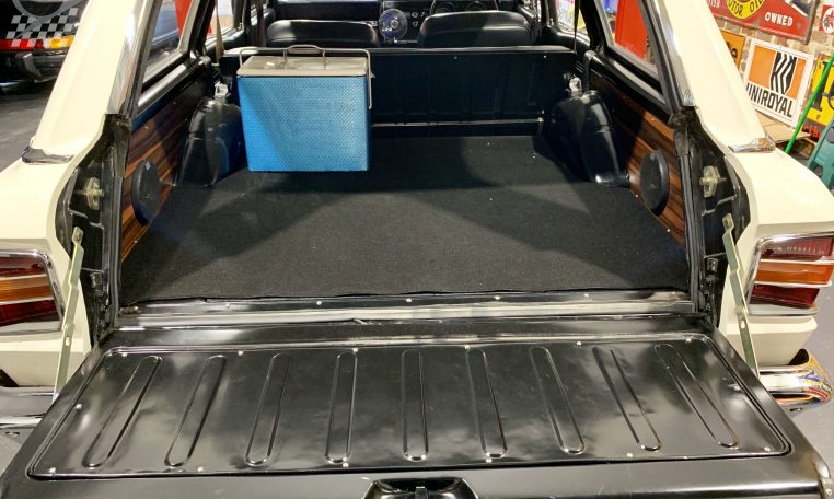 Ford Fairmont Wagon Polar White Trunk | Muscle Car Warehouse