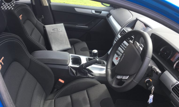 Ford Falcon FG GT Nitro Blue Engine Interior | Muscle Car Warehouse