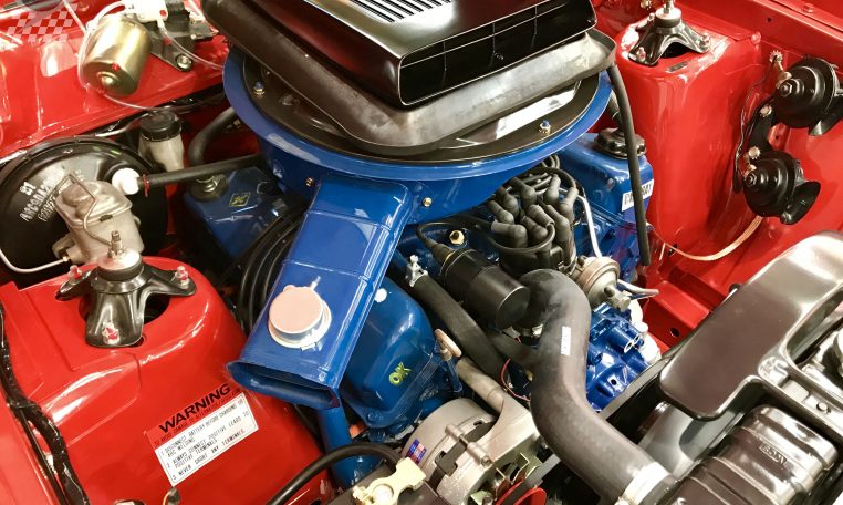Ford Falcon XY GT Track Red Engine | Muscle Car Warehouse