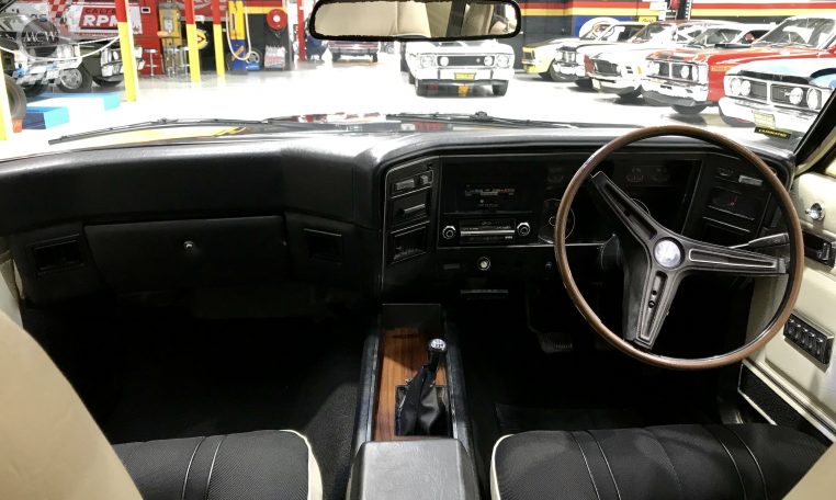 Ford Falcon XB GT Yellow Blaze Interior | Muscle Car Warehouse