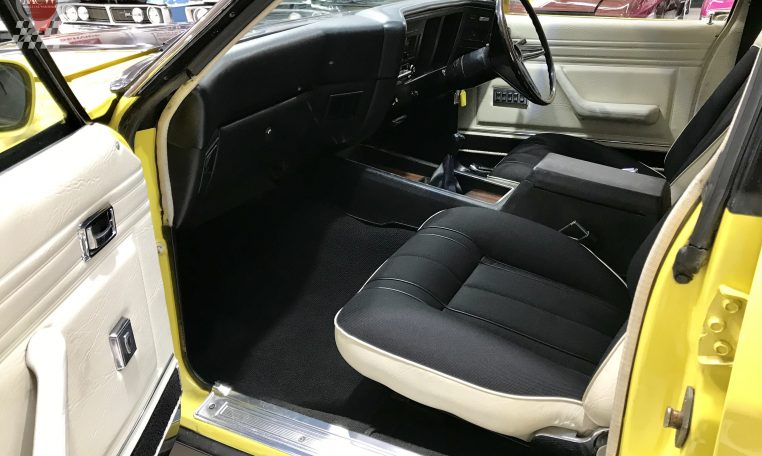 Ford Falcon XB GT Yellow Blaze Interior | Muscle Car Warehouse