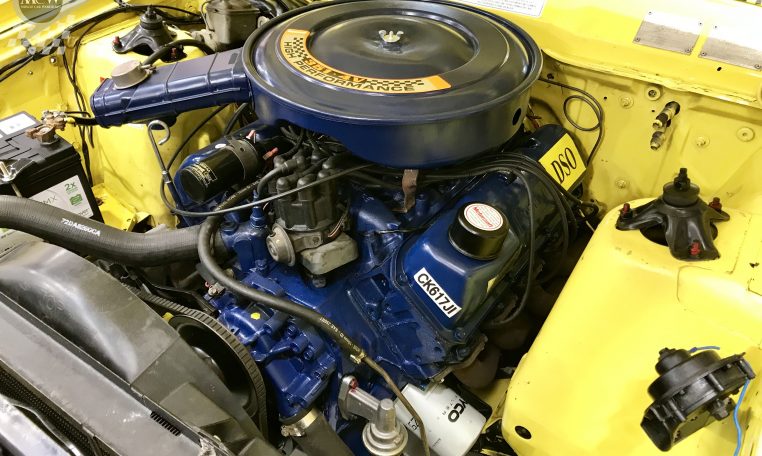 Ford Falcon XB GT Yellow Blaze Engine | Muscle Car Warehouse