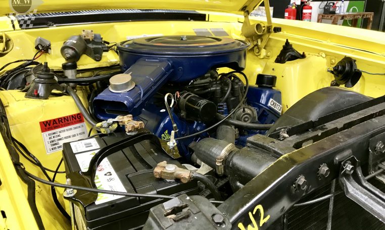 Ford Falcon XB GT Yellow Blaze Engine | Muscle Car Warehouse