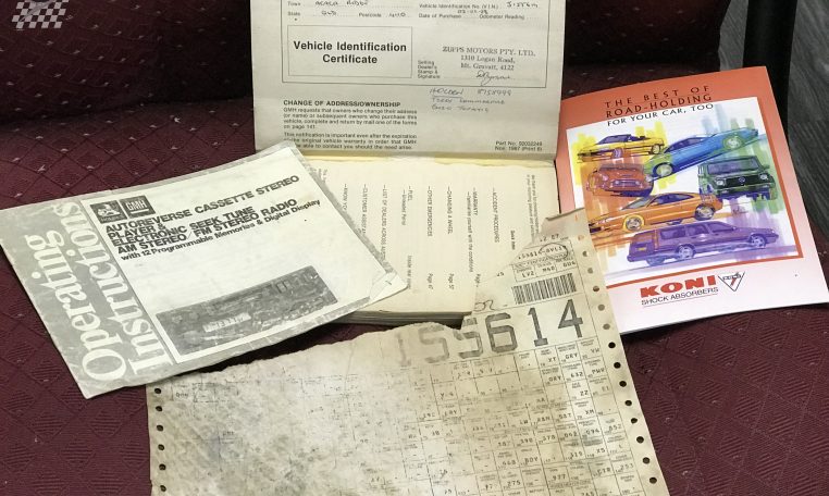 Holden VL Commodore Berlina Certificates | Muscle Car Warehouse