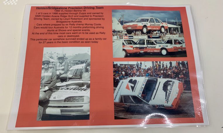 Holden VL Commodore Berlina Certificate | Muscle Car Warehouse