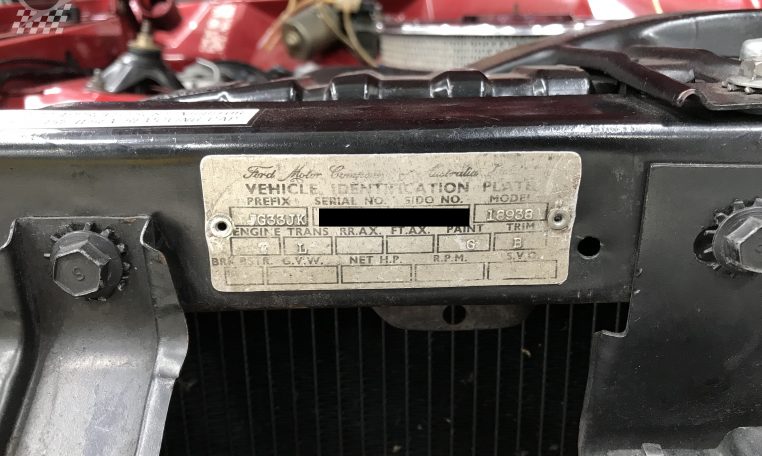 Ford Falcon XW GT Candy Apple Red Numbers | Muscle Car Warehouse