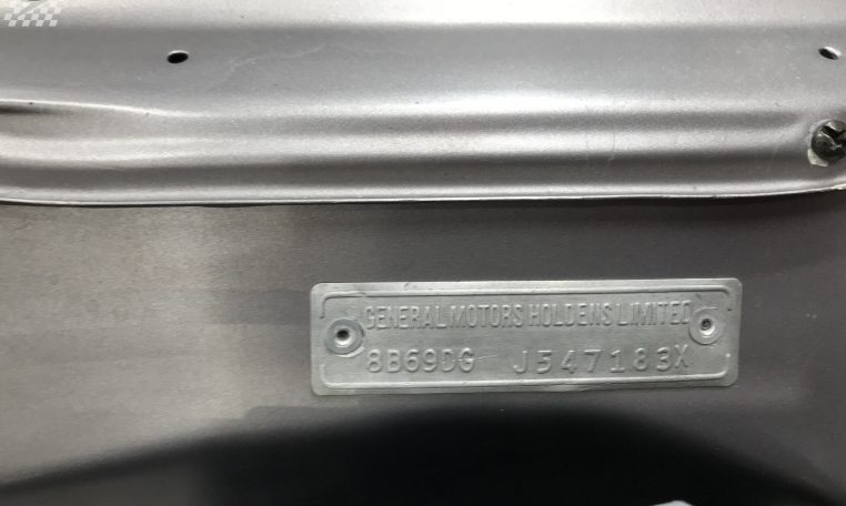 1976 Holden Torana Certification Number | Muscle Car Warehouse