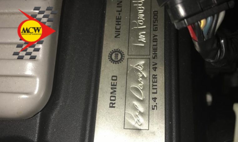 Signed Plate | Muscle Car Warehouse