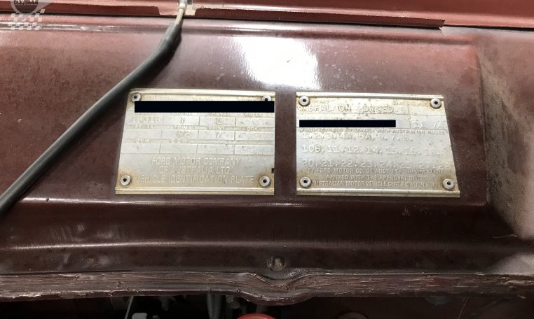 Ford Falcon XB GT Coupe VIN Number | Muscle Car Warehouse