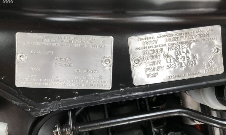 Holden HG GTS Monaro Number | Muscle Car Warehouse