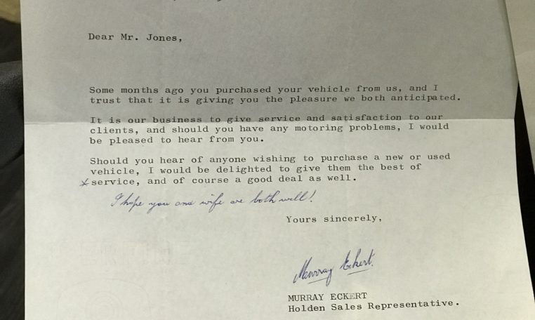 Holden HQ Monaro LS Papers | Muscle Car Warehouse