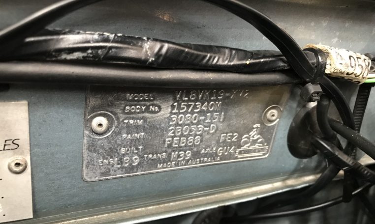 Holden VL SS GroupA Walkinshaw Number | Muscle Car Warehouse