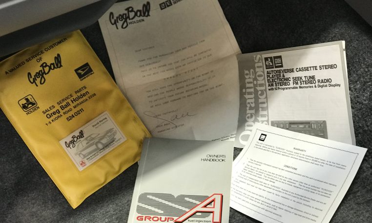 Holden VL SS GroupA Walkinshaw Papers | Muscle Car Warehouse